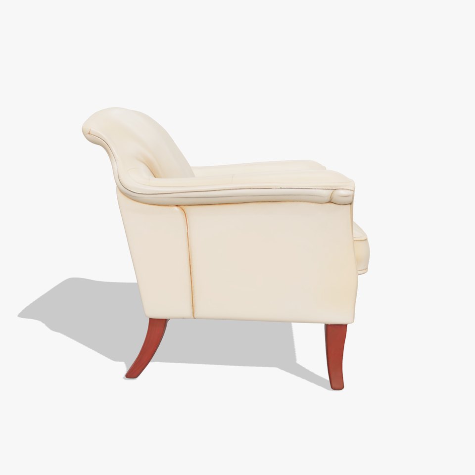 Elegant Beige Armchair model pack